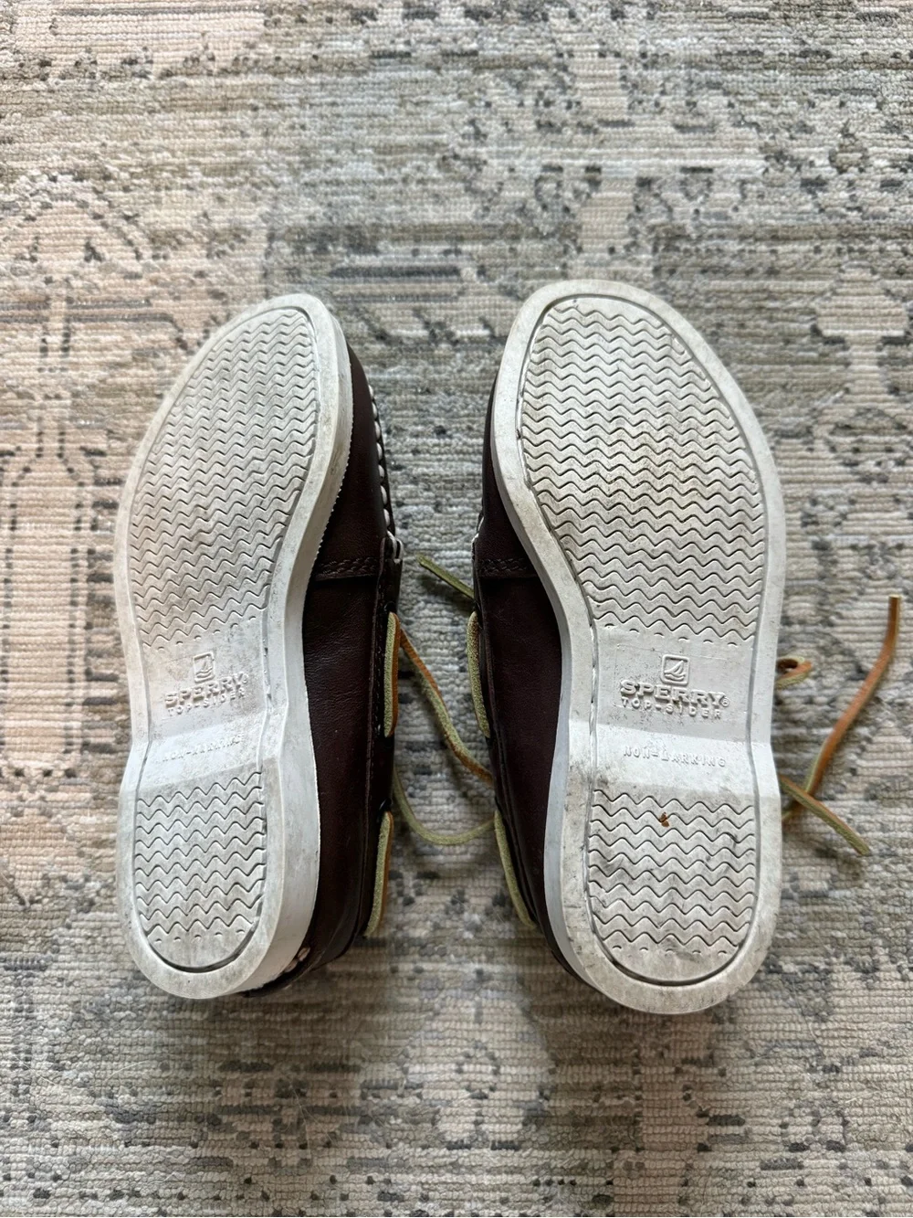 Sperry Brown Leather Boat Shoes
